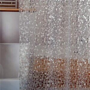 Waterproof Shower Curtain Liner 8G EVA Thick Shower Curtain with Heavy Duty